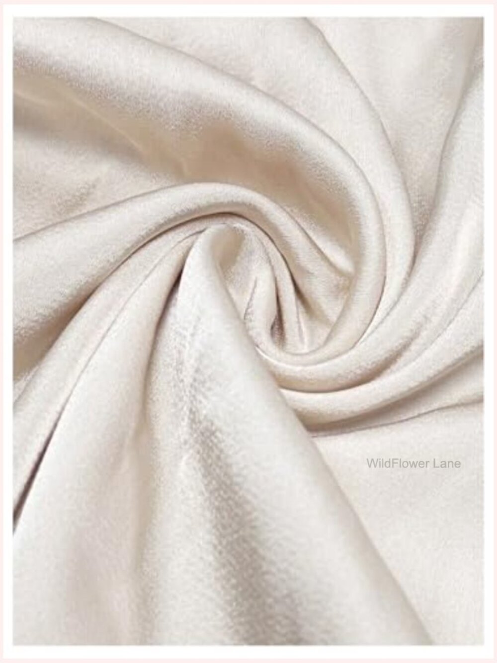 Elegant Satin Ruffle Short Sleeve Blouse Pearl Crew Neck Summer Top - Picture 5 of 5